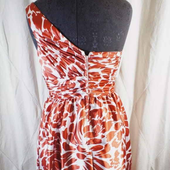 Alfred Angelo orange Grad Dress size 10 - Picture 3 of 8